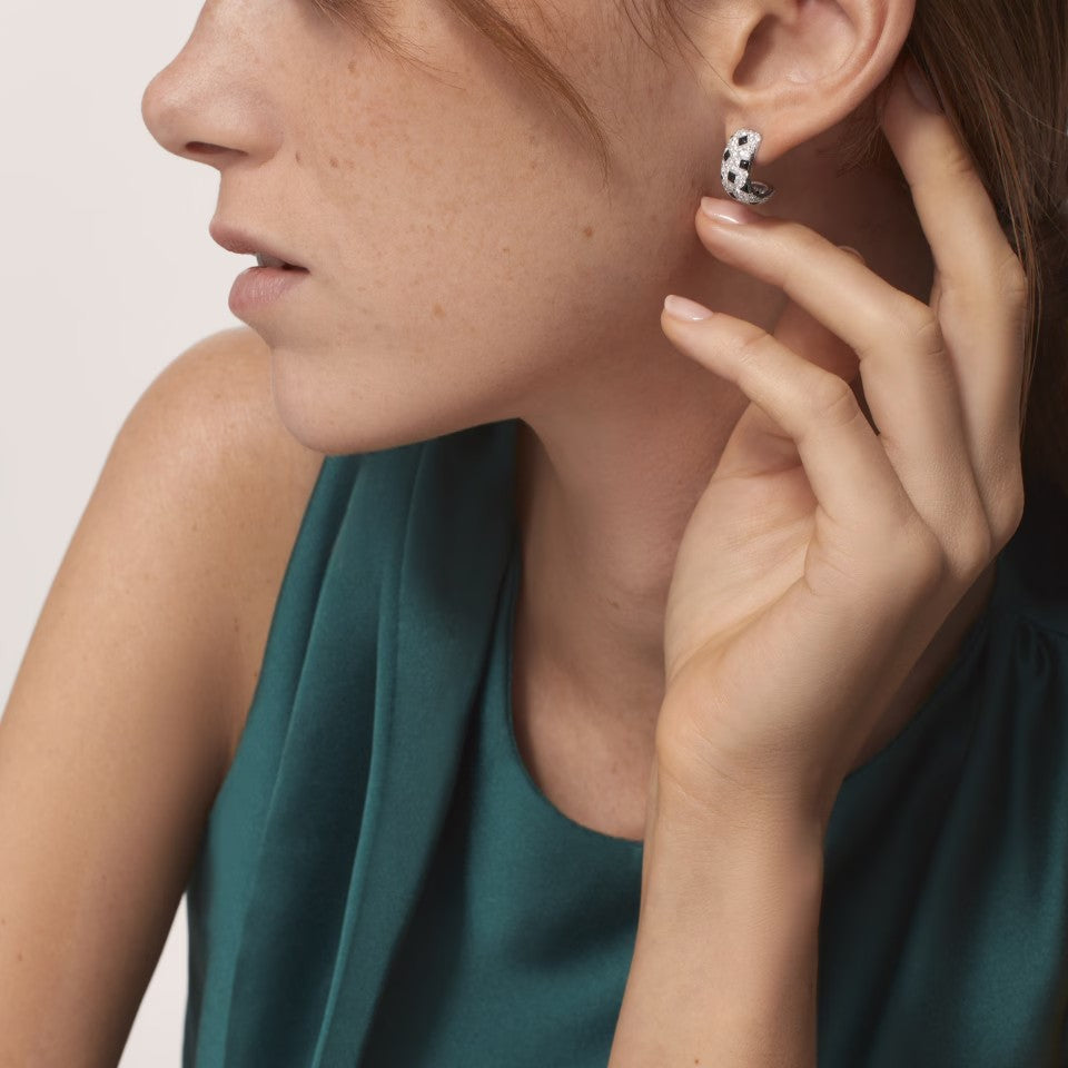 [Amore]PANTHERE MINI FULL DIAMOND EARRINGS