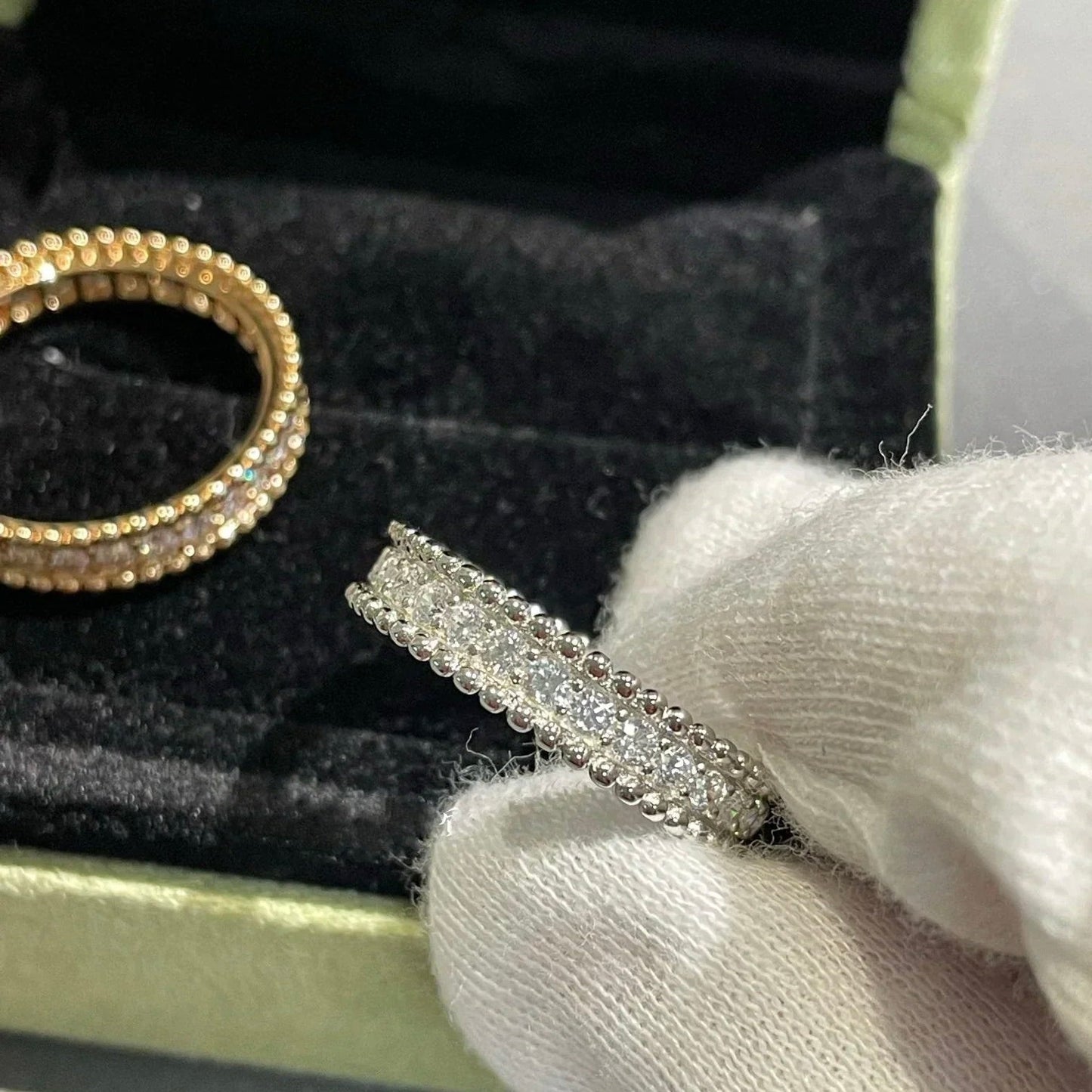 [Amore]PERLEE DIAMOND ROSE GOLD RING