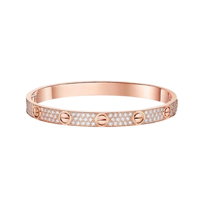 [Amore]LOVE BRACELET 6.1MM DIAMOND-PAVED