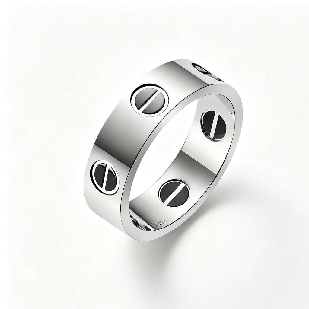 [Amore]LOVE RING 5.5MM NO DIAMONDS  CERAMIC