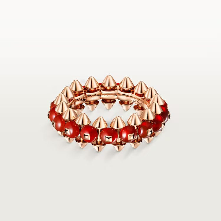 [Amore]CLASH 7.9MM AGATE CHALCEDONY RING