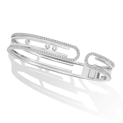[Amore]MOVE 10TH PAVED DIAMOND BRACELET