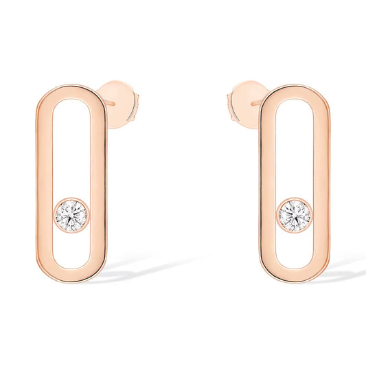 [Amore]MOVE UNO SMALL 1 DIAMOND EARRINGS