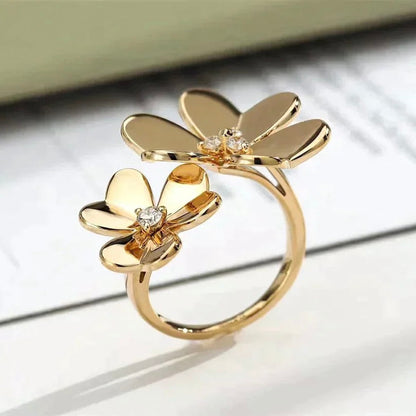 [Amore]CLOVER COMOS GOLD DIAMOND RING