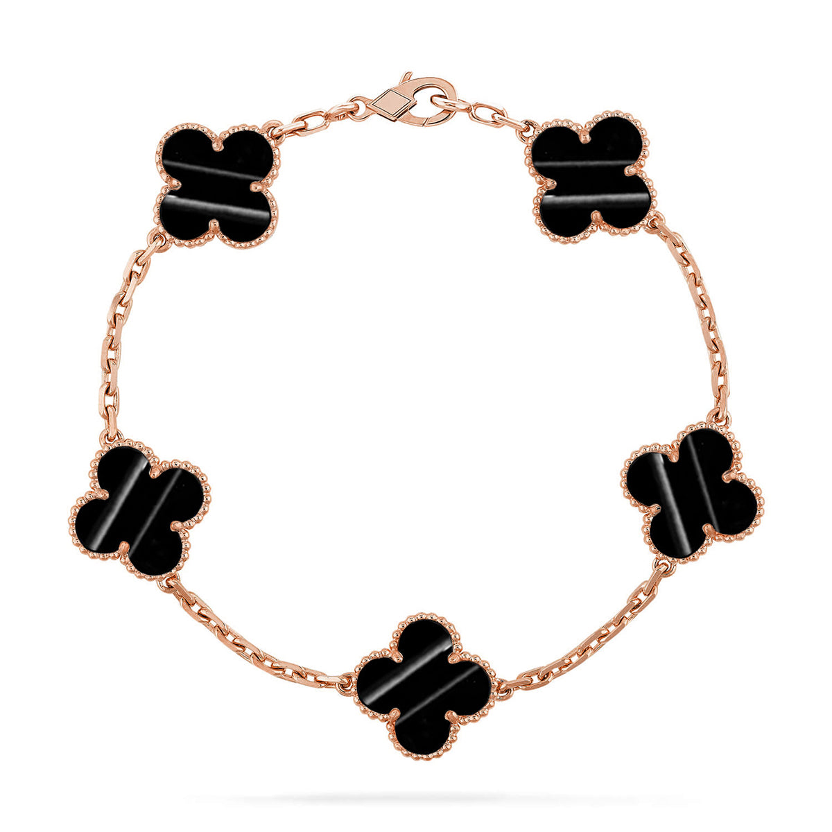 [Amore] CLOVER 5 MOTIF PULSAR STONE BRACELET COLLECTION