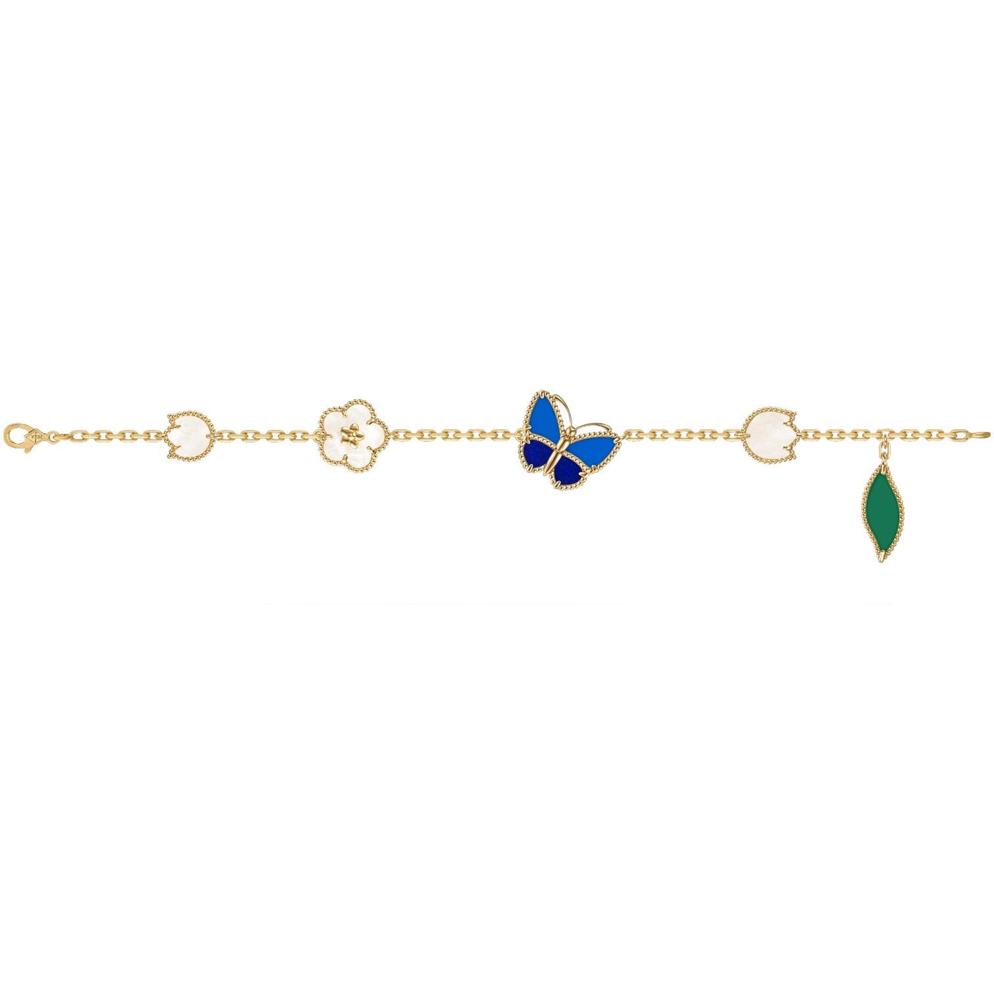 [Amore]LUCKY SPRING BUTTERFLY 5 MOTIF BRACELET