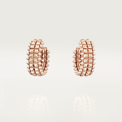 [Amore]CLASH 9.2MM DOUBLE ROW EARRINGS