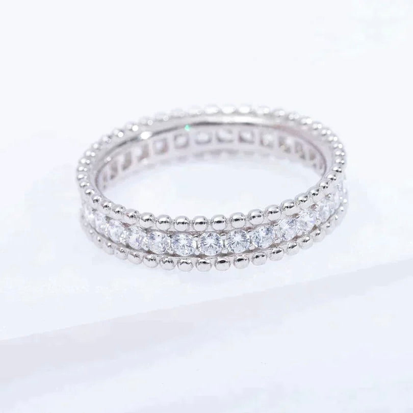 [Amore]PERLEE DIAMOND SILVER RING