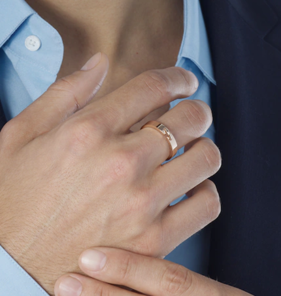 [Amore]ALLIANCE LIENS VIDENCE 4MM RING