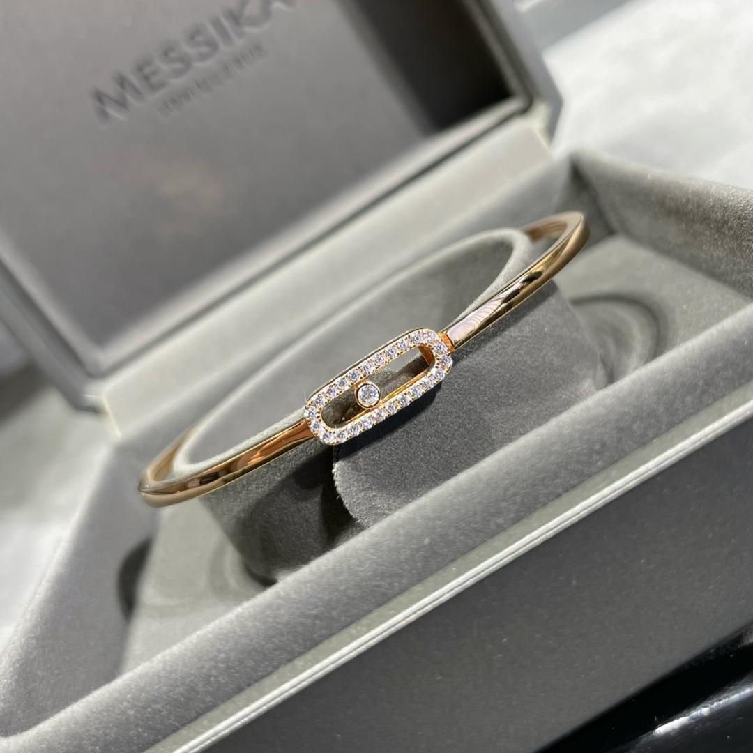 [Amore]Move Uno pavé flex bangle medium