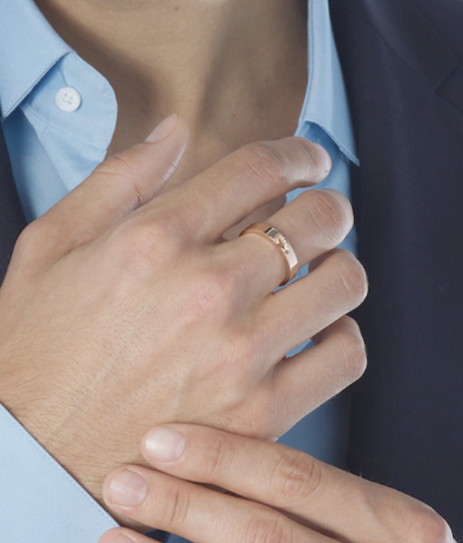 [Amore]ALLIANCE LIENS VIDENCE DIAMOND 4MM RING