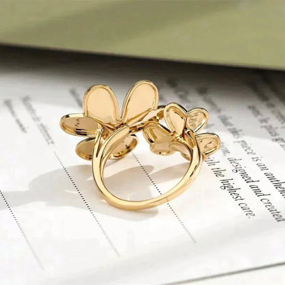 [Amore]CLOVER COMOS GOLD DIAMOND RING