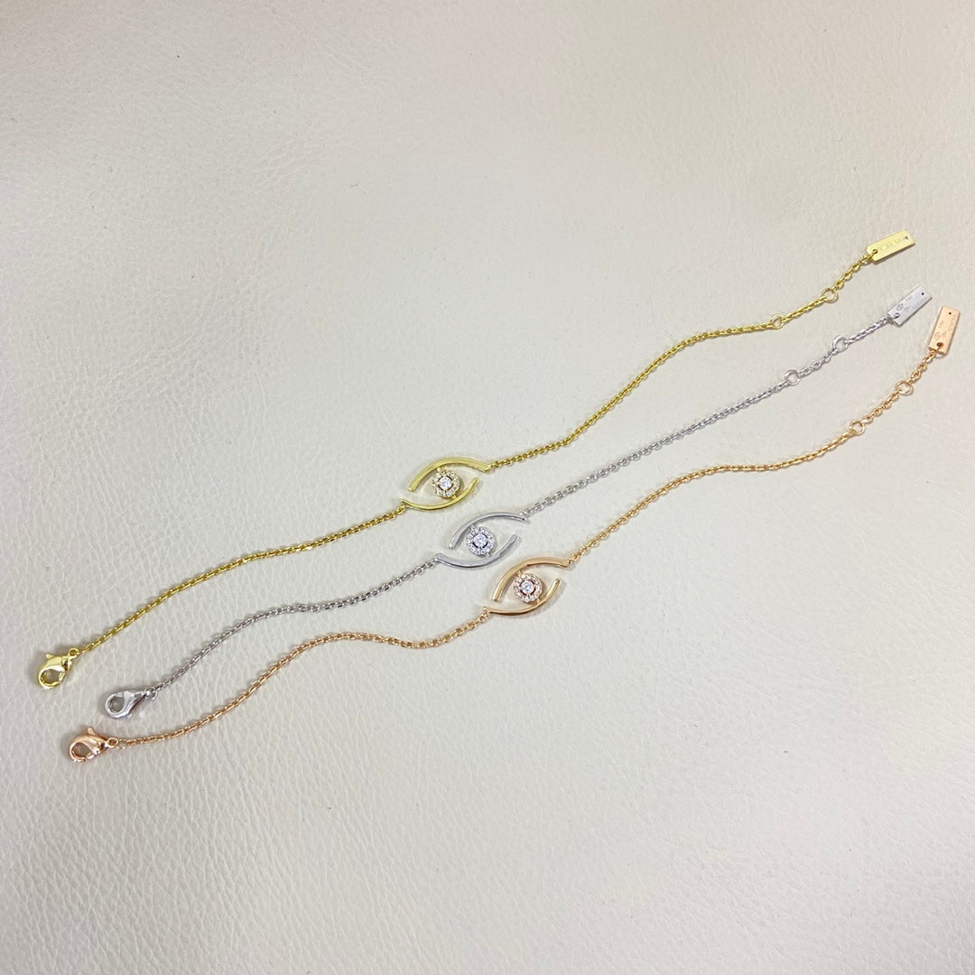 [Amore]Lucky Eye Pave-Set Diamond Bracelet