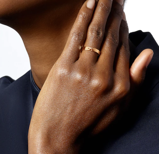 [Amore]ALLIANCE LIENS VIDENCE 3MM RING