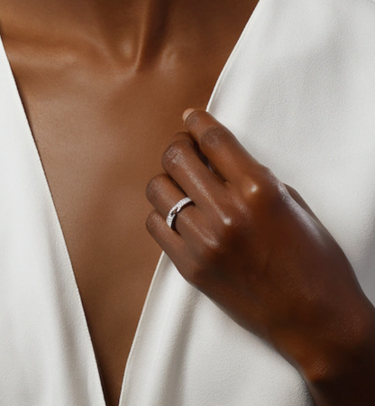 [Amore]ALLIANCE LIENS VIDENCE PAVED DIAMOND 4MM RING