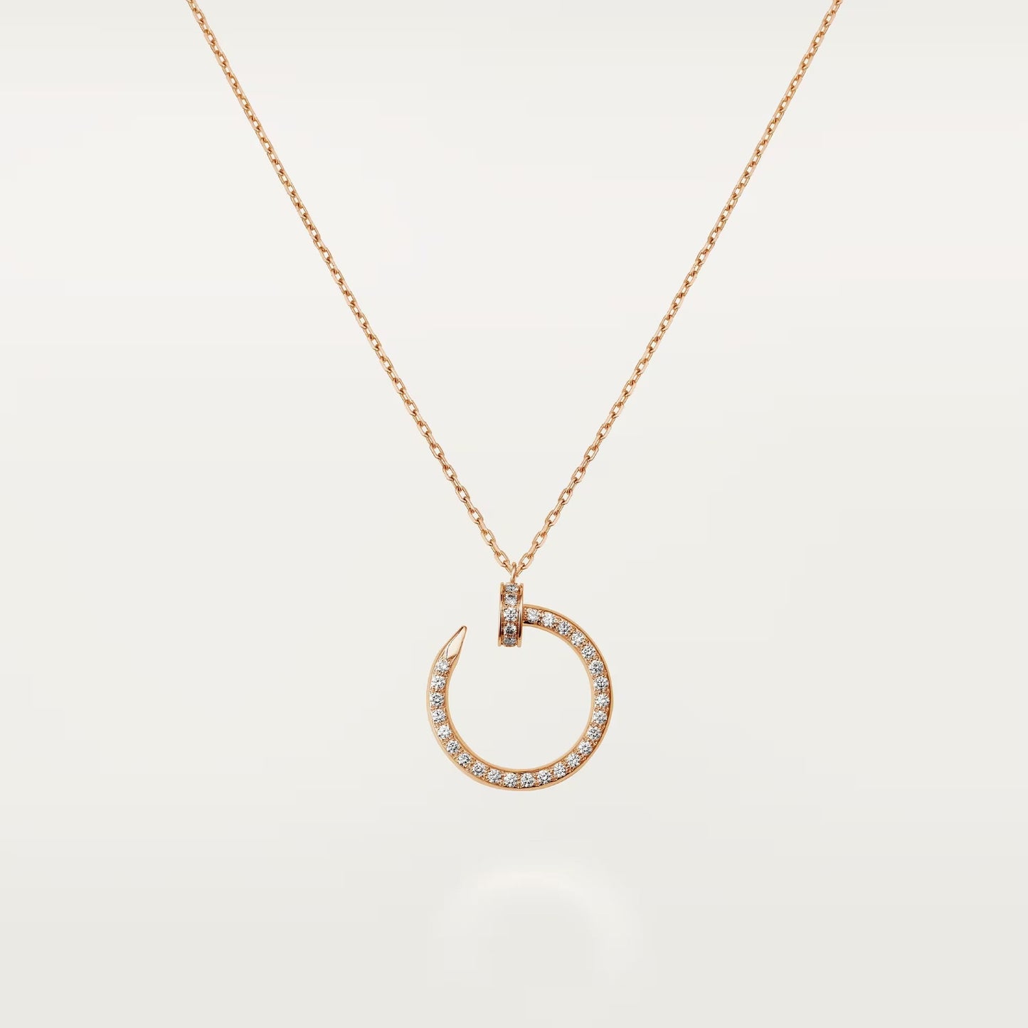 [Amore]JUSTE NECKLACE FULL DIAMOND