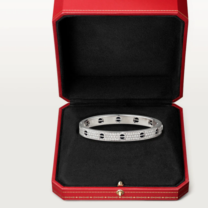 [Amore]LOVE BRACELET 6.1MM DIAMOND-PAVED CERAMIC