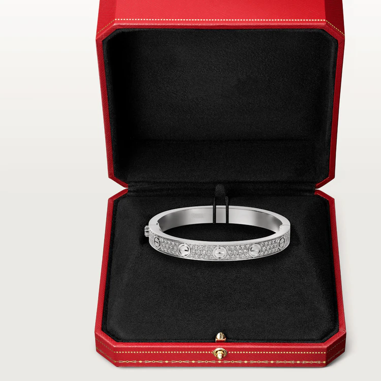 [Amore]LOVE BRACELET 6.1MM DIAMOND-PAVED