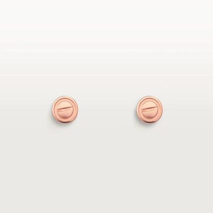 [Amore]LOVE EARRINGS PINK GOLD 10MM