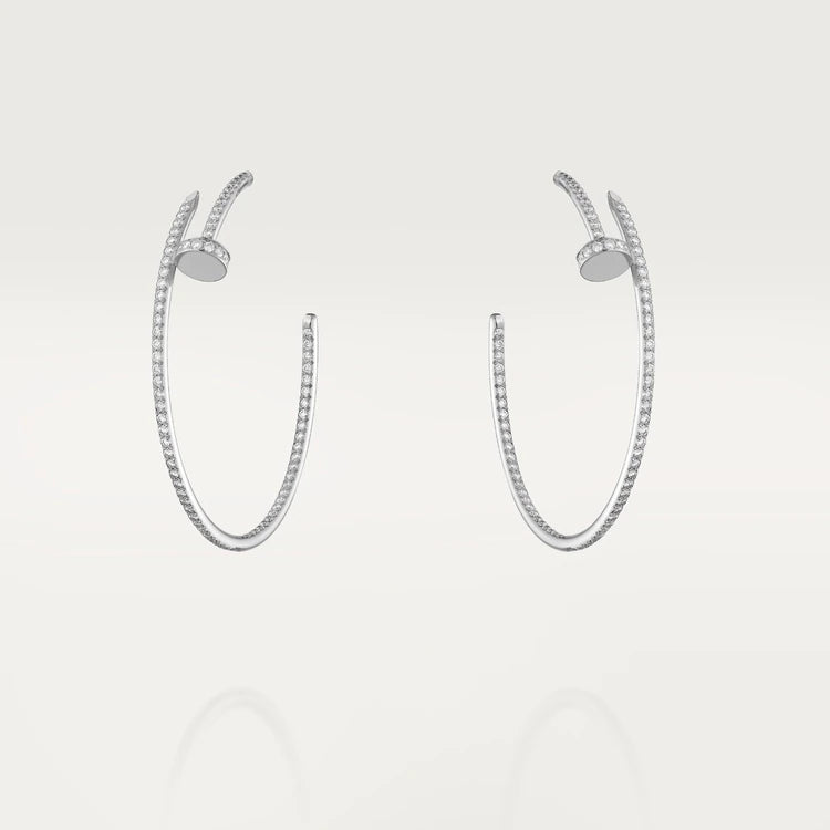 [Amore]JUSTE EARRINGS FULL DIAMONDS 1.8MM