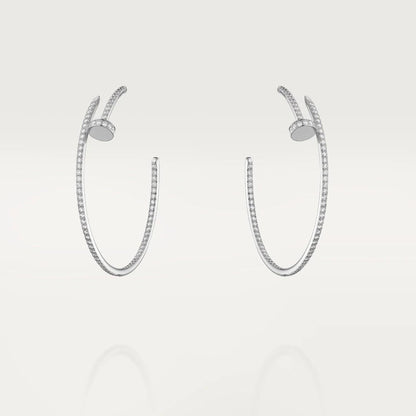 [Amore]JUSTE EARRINGS FULL DIAMONDS 1.8MM