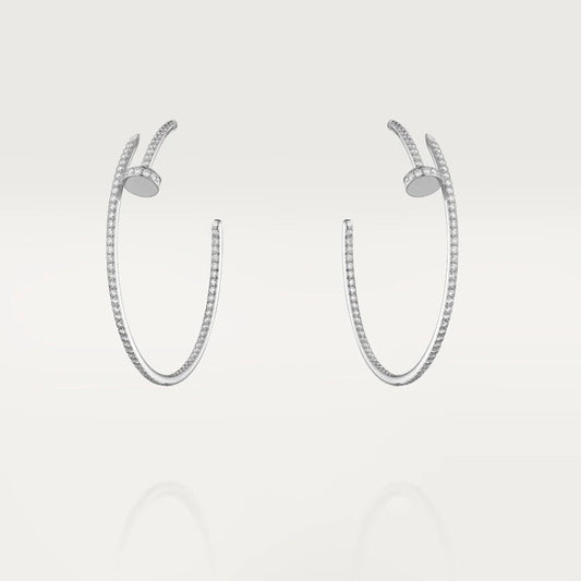 [Amore]JUSTE EARRINGS FULL DIAMONDS 1.8MM