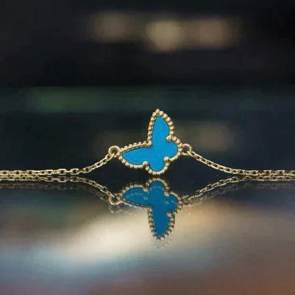 [Amore]BUTTERFLY TURQUOISE BUTTERFLY BRACELET