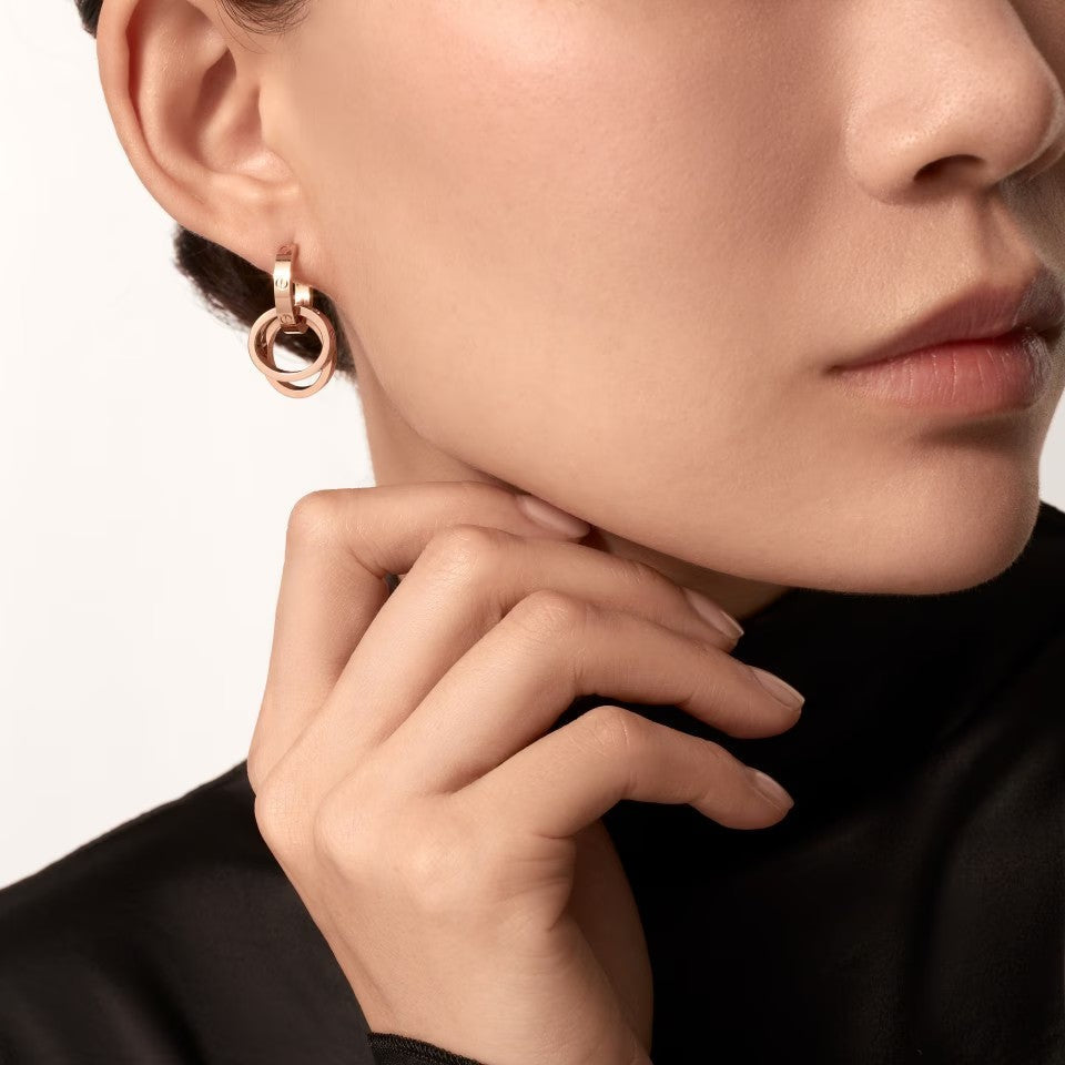 [Amore]LOVE 3.3MM DANGLE EARRINGS