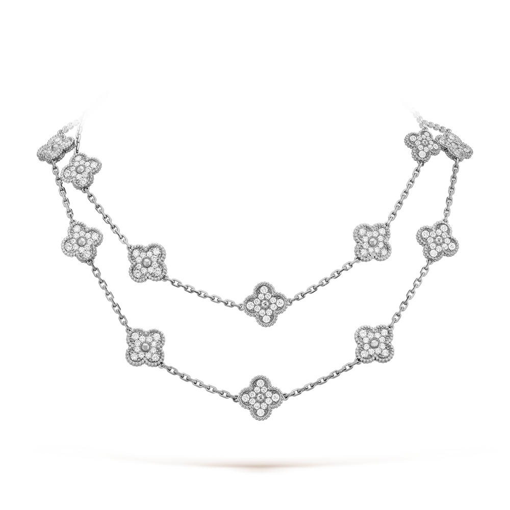 [Amore]CLOVER 20 MOTIFS DIAMOND SILVER