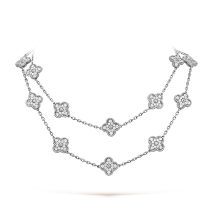 [Amore]CLOVER 20 MOTIFS DIAMOND SILVER