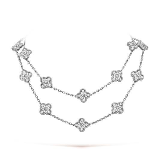 [Amore]CLOVER 20 MOTIFS DIAMOND SILVER