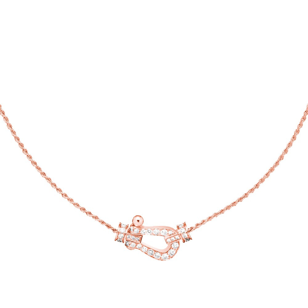 [Amore]FORCE 10 PINK GOLD DIAMOND NECKLACE