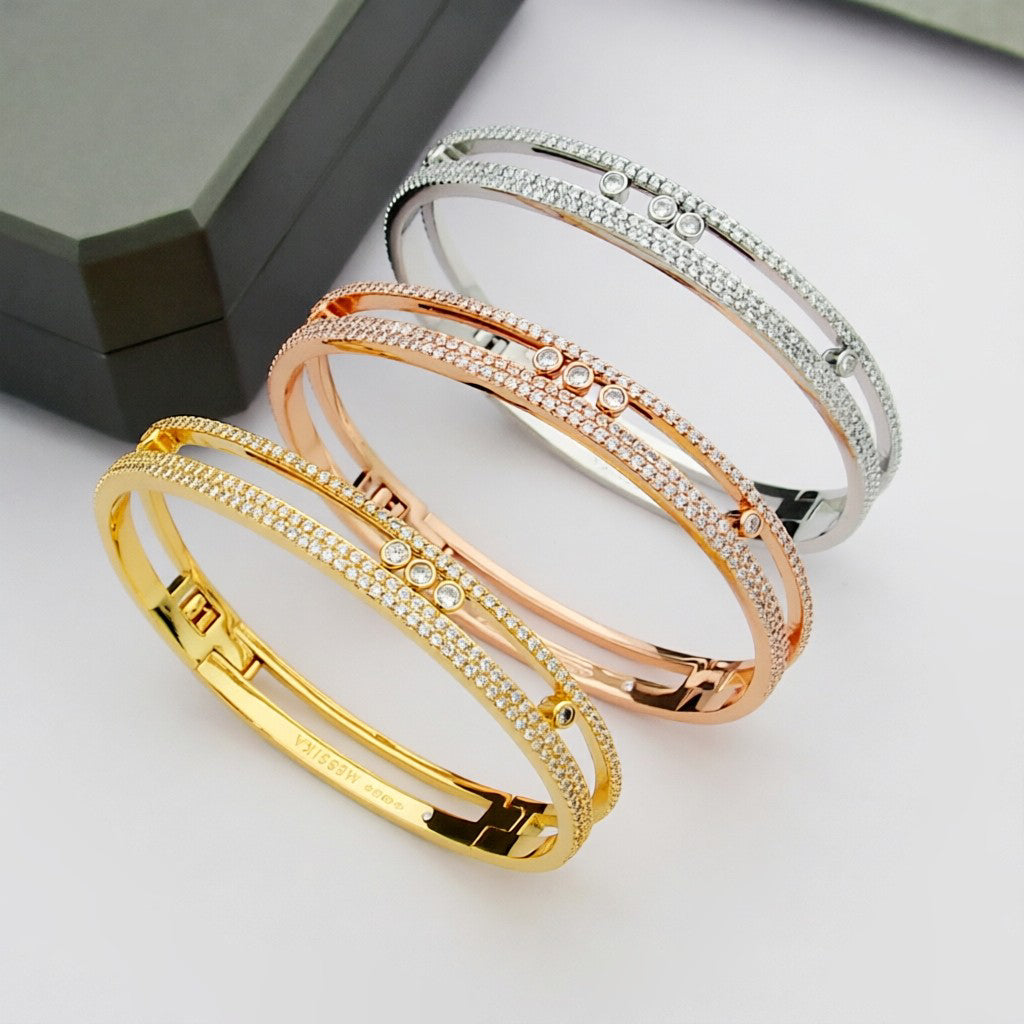 [Amore]Move Romane pavé bangle