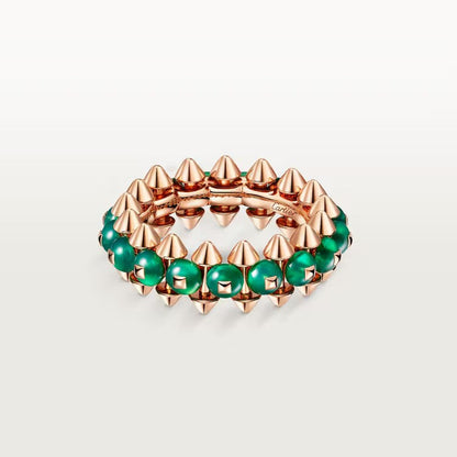 [Amore]CLASH 7.9MM AGATE CHALCEDONY RING
