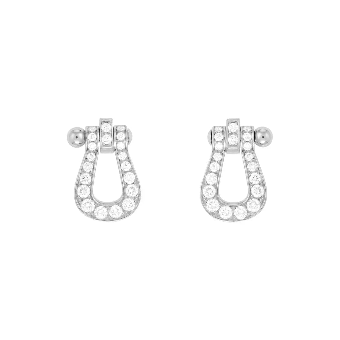 [Amore]FORCE 10 FULL DIAMOND STUD EARRINGS MINI MODEL