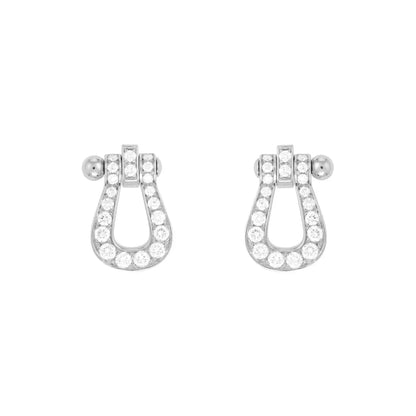 [Amore]FORCE 10 FULL DIAMOND STUD EARRINGS MINI MODEL