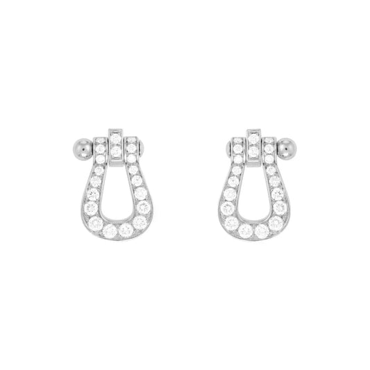 [Amore]FORCE 10 FULL DIAMOND STUD EARRINGS MINI MODEL