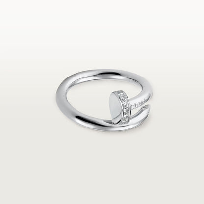 [Amore]JUSTE RING 2.6MM HALF DIAMOND