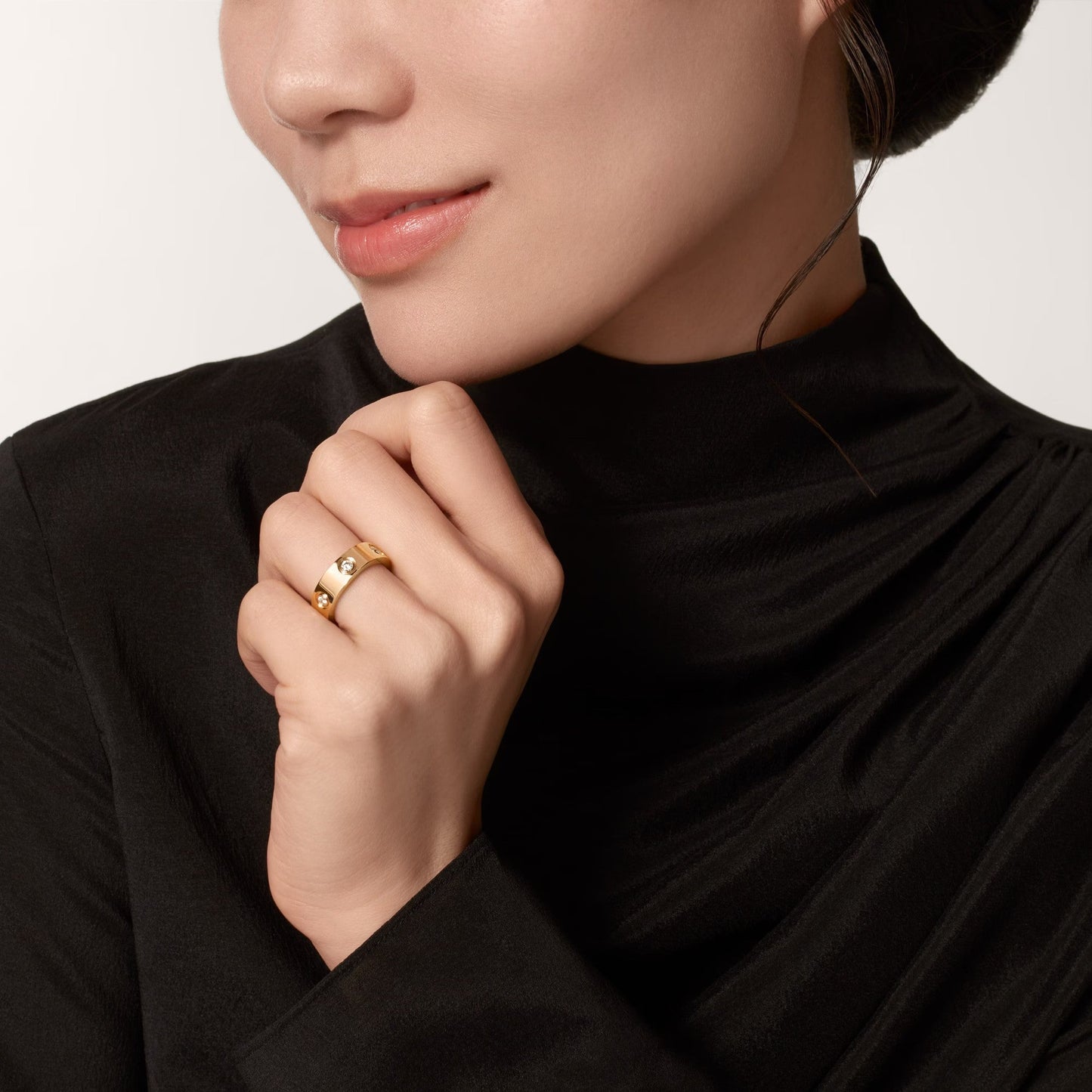 [Amore]LOVE 5.5MM 6 DIAMOND RING