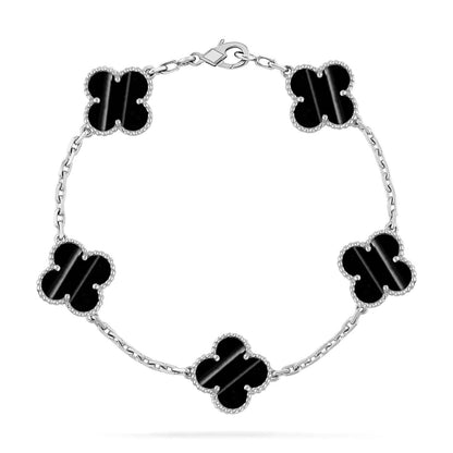 [Amore] CLOVER 5 MOTIF PULSAR STONE BRACELET COLLECTION