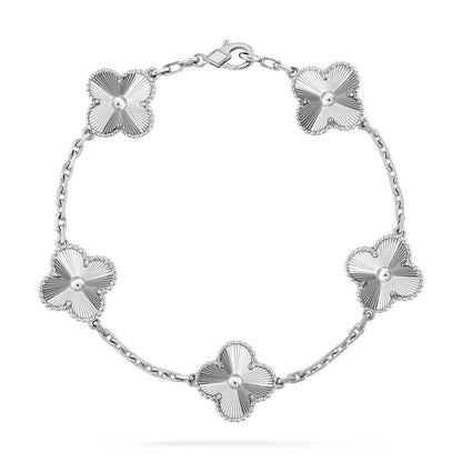 [Amore] CLOVER 5 MOTIF LASER BRACELET COLLECTION