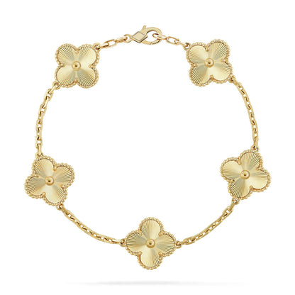[Amore] CLOVER 5 MOTIF LASER BRACELET COLLECTION