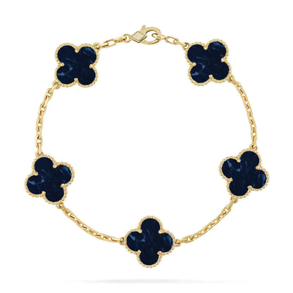 [Amore]CLOVER 5 MOTIF PIETERSITE BRACELET COLLECTION