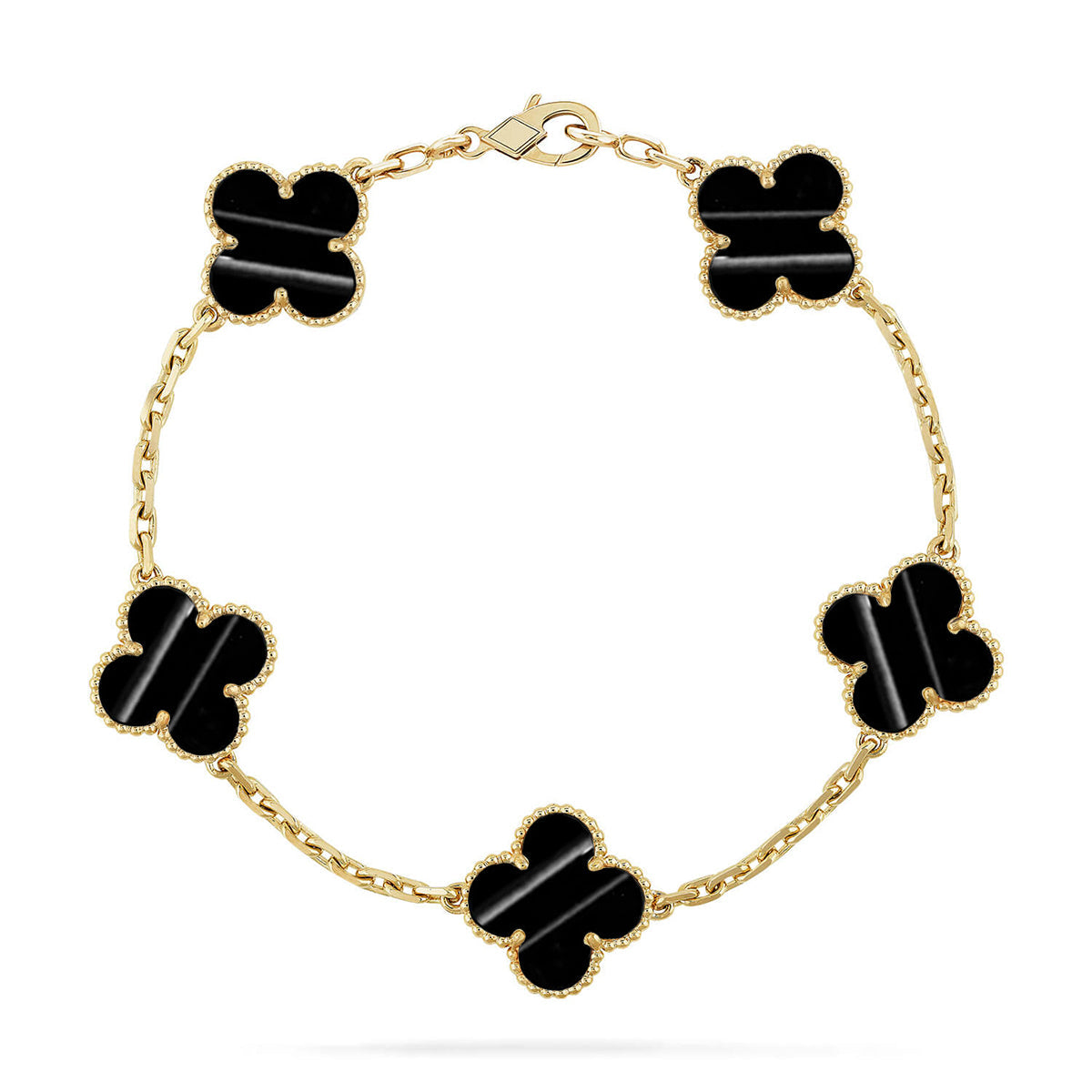 [Amore] CLOVER 5 MOTIF PULSAR STONE BRACELET COLLECTION