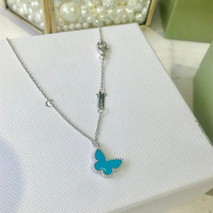 [Amore]BUTTERFLY TURQUOISE BUTTERFLY BRACELET SILVER
