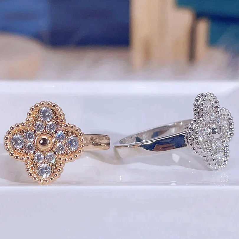 [Amore]CLOVER DIAMOND RING