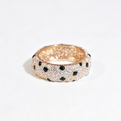 [Amore]PANTHERE SPOTTED FULL DIAMOND RING