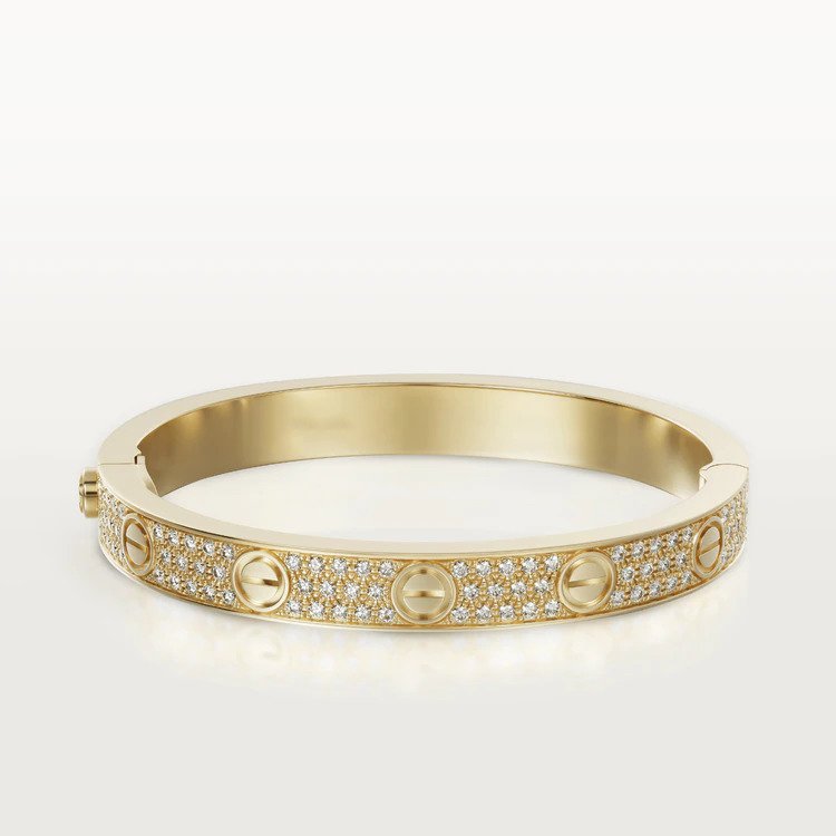 [Amore]LOVE BRACELET 6.1MM DIAMOND-PAVED