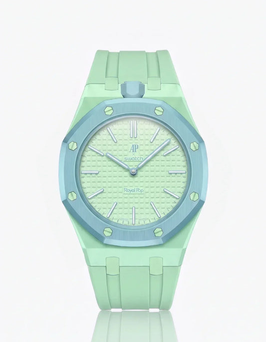 Silikonarmband & Gehäuse „Royal Pop“ Blaue Acht (Farben anpassbar)