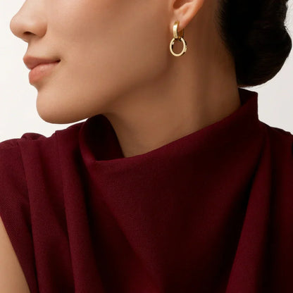 [Amore]LOVE 3.3MM DANGLE EARRINGS